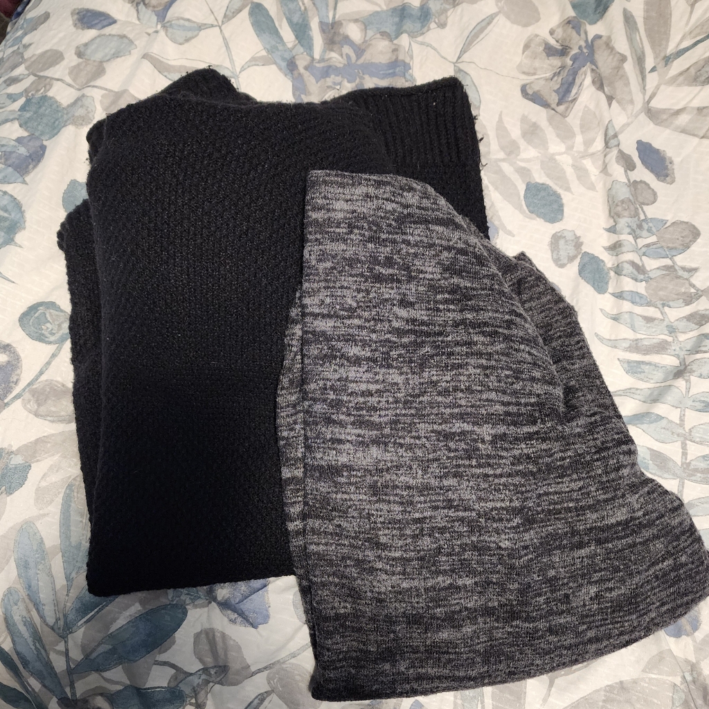 Bundle Cowl Neck Sweater Size 1 And Cowl Neck Knit Top Size 2